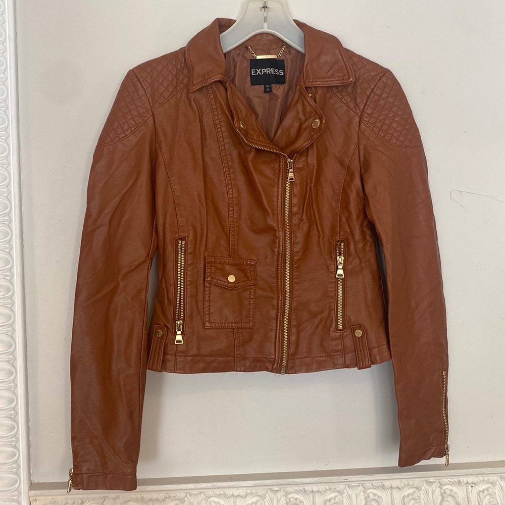 Express Vegan Leather Jacket